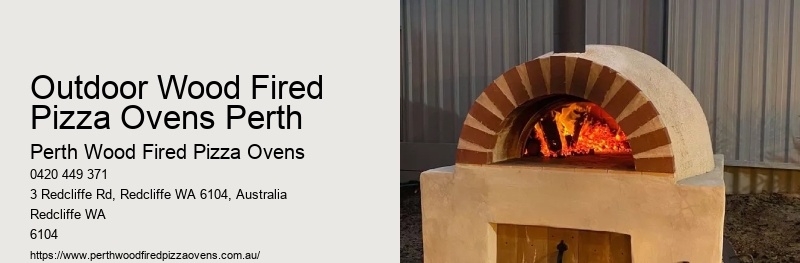 Outdoor Wood Fired Pizza Ovens Perth